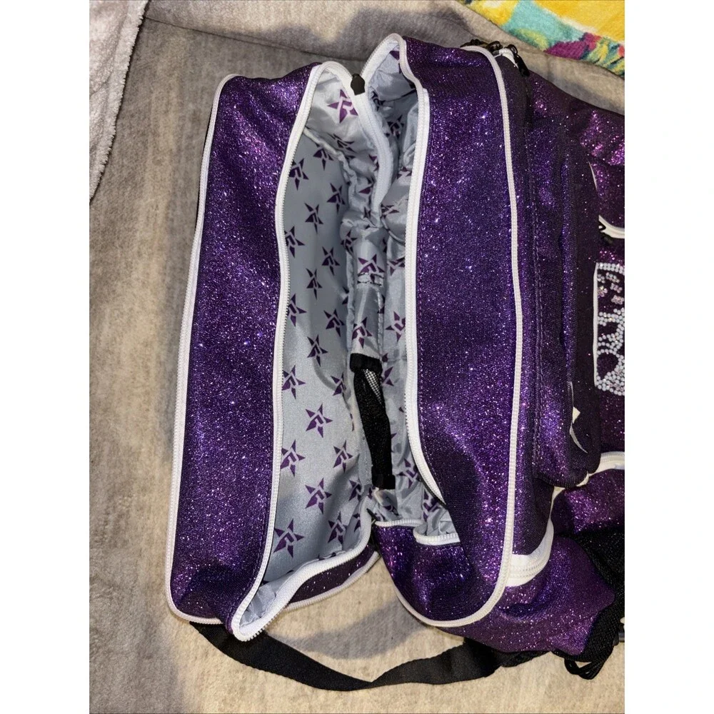 FULL SIZE Dream Bag Sequin Amethyst Purple Rebel Athletic Backpack MSRP $138 Cat
